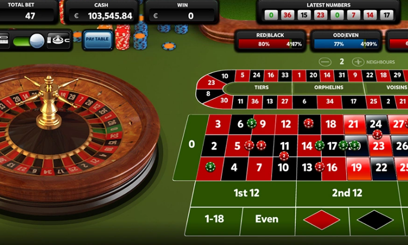 Demo version European roulette 